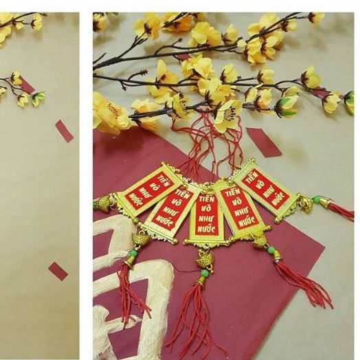 KHÁNH TRANG TRÍ OẢN THÁP NƯỚC TREO CÂY  TẾT