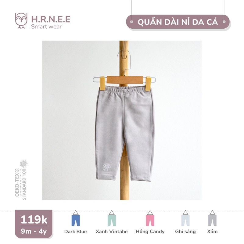 Quần dài nỉ da cá hrnee