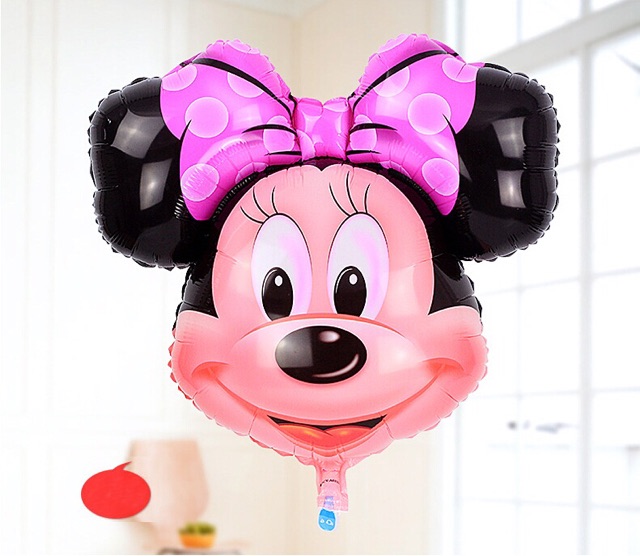 Bóng nhôm hình con chuột cặp đôi chuột mickey - minie mouse