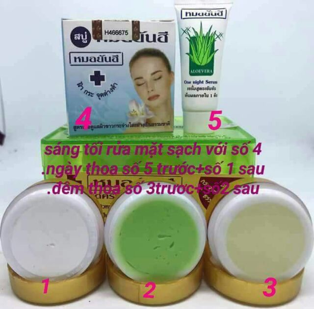 Combo 5 hộp Kem ngọc trai happy white