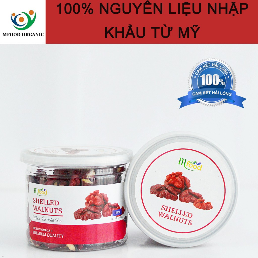 Nhân Óc Chó Đỏ Mỹ Hũ 150gram