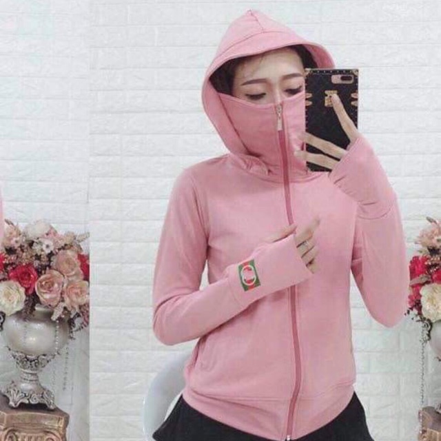 ÁO KHOÁC CHÓNG NẮNG NỊNA 3in1 PHỐI TAY THÊU LOGO MỚI