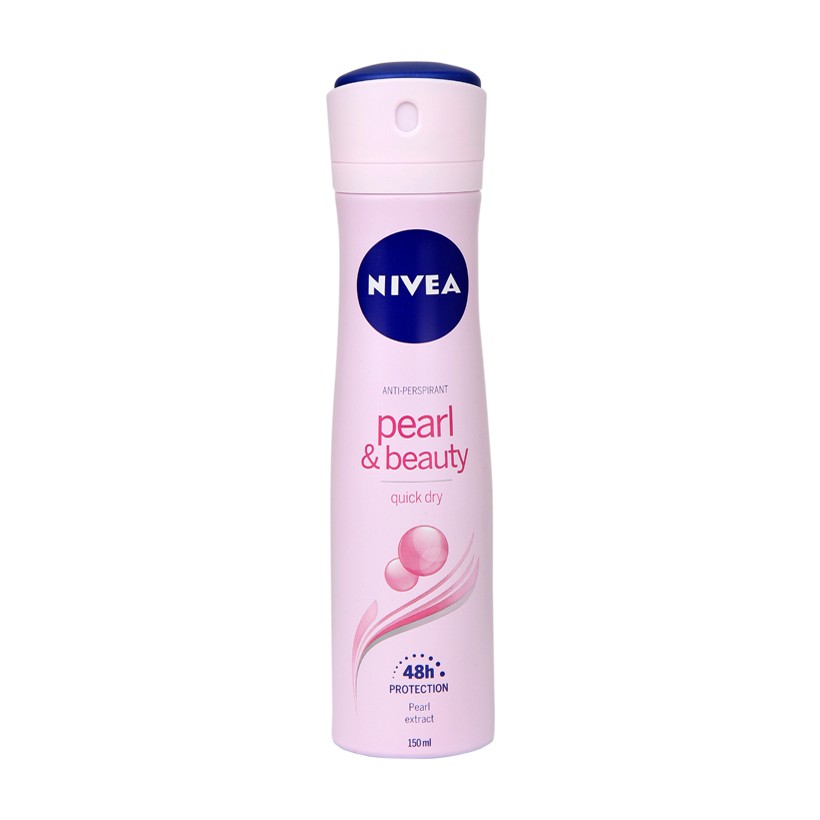 Xịt Ngăn Mùi Nivea Ngọc Trai Pearl &amp; Beauty Anti-Perspirant Deodorant 150ml