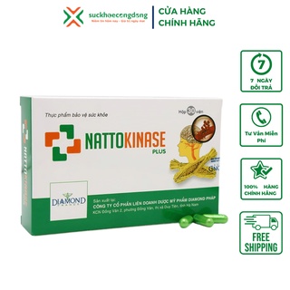 Hoạt huyết dưỡng não Nattokinase Plus Tăng cường lưu thông máu lên não, chống tai biến