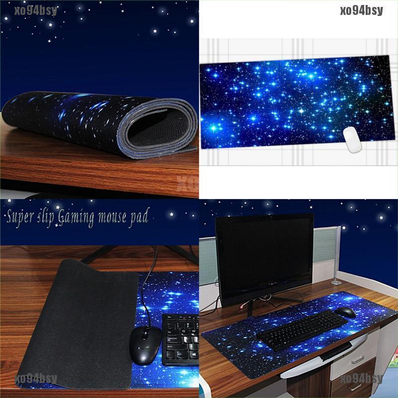 [xo94bsy]Economic Galaxy Anti-Slip Laptop Computer Gaming Large Mouse Pad Keyboa