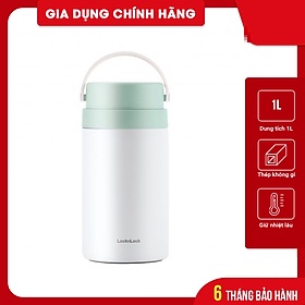 Hộp giữ nhiệt đựng thức ăn Handle Food Jar Lock&Lock LHC8043 1000ml - Màu xanh và màu đỏ - Hàng Chính Hãng