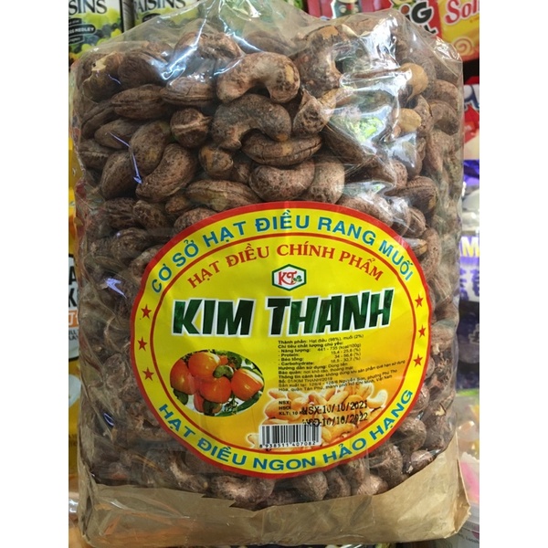 Hạt điều rang muối nguyên vỏ