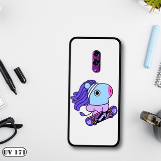 Ốp lưng Realme X - Lưng nhám viền dẻo in 2D