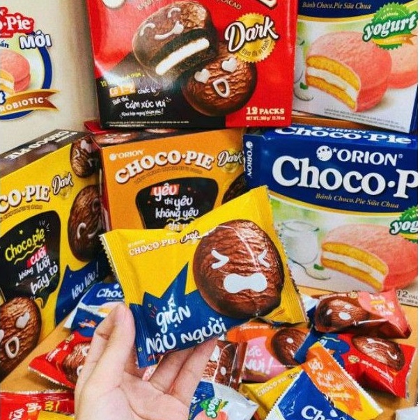 [HOT NHẤT] [VỊ MỚI] Bánh Chocopie Orion 12 chiếc.(đủ vị).