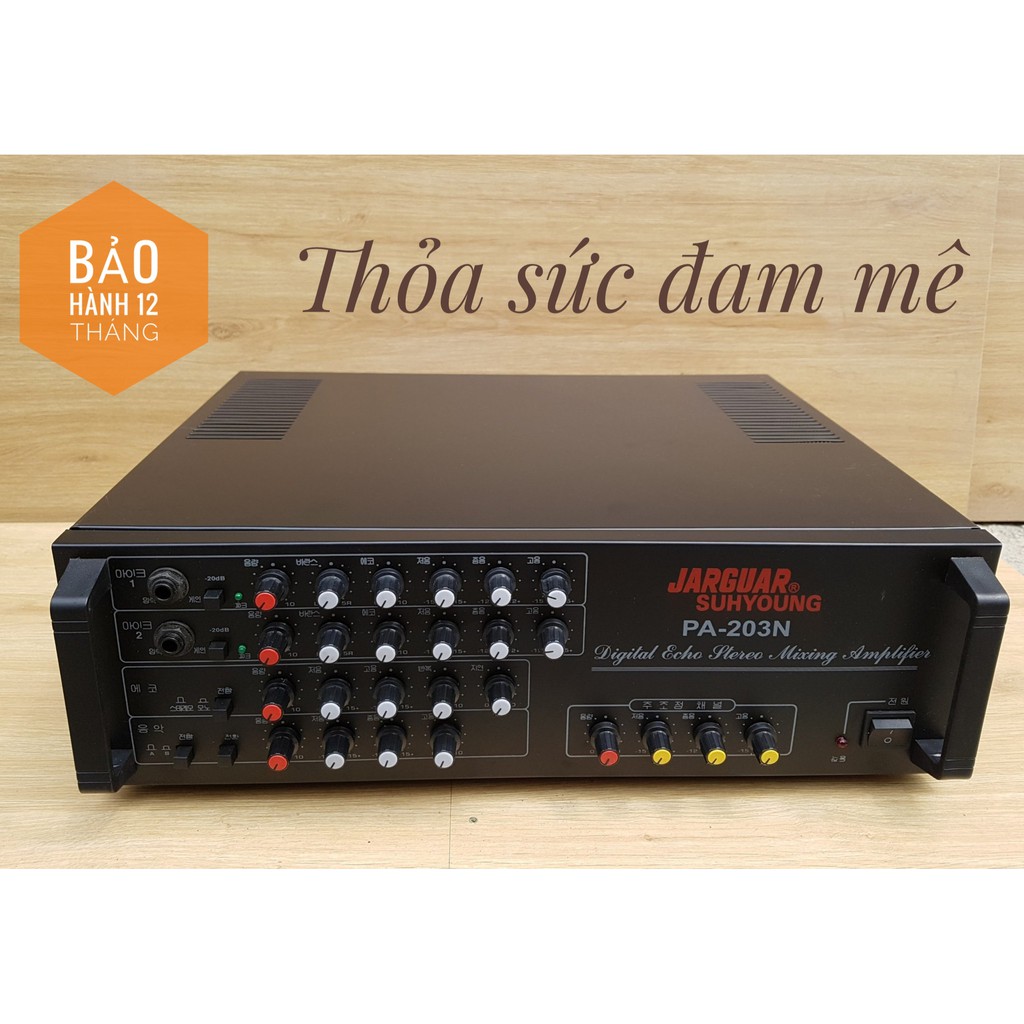 Bộ sản phẩm Karaoke Jarguar amply 8 sò + loa BMB bass 25