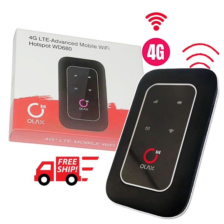 (Hàng Nguyên Hộp) Cục phát wifi 4G Olax Wd680 Đa Mạng - Phủ Sóng Cực Khỏe - Chất Lượng Cao - Xuất Nhật Bản | BigBuy360 - bigbuy360.vn
