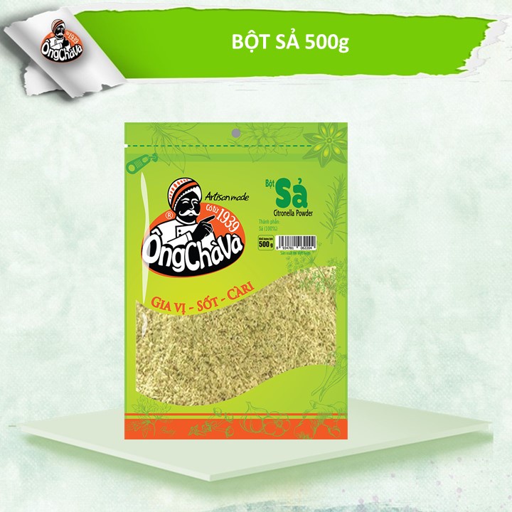 Bột Sả Ông Chà Và 500gr (Lemongrass Powder) - Gia vị bột khô