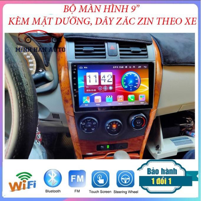 Bộ màn hình Android cho xe TOYOTA ALTIS 2008-2013,màn hình android xe hơi,camera 360 độ oto