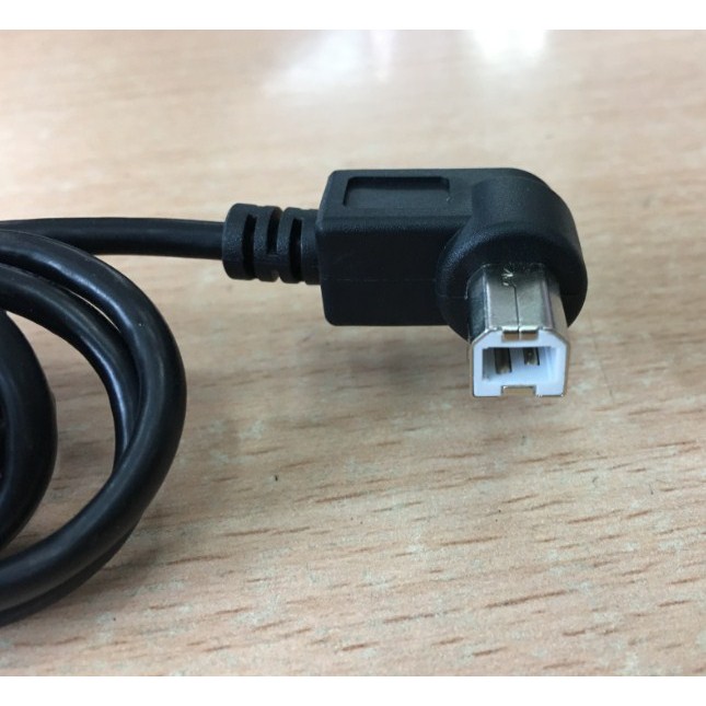 Cáp Máy In USB 2.0 A-B Printer Chữ L 90 Độ Vuông Sang Góc Trái Length 3M