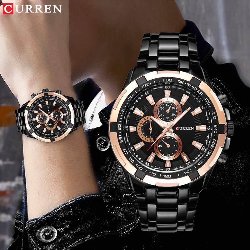 Đồng hồ quartz Curren 8023X sang trọng