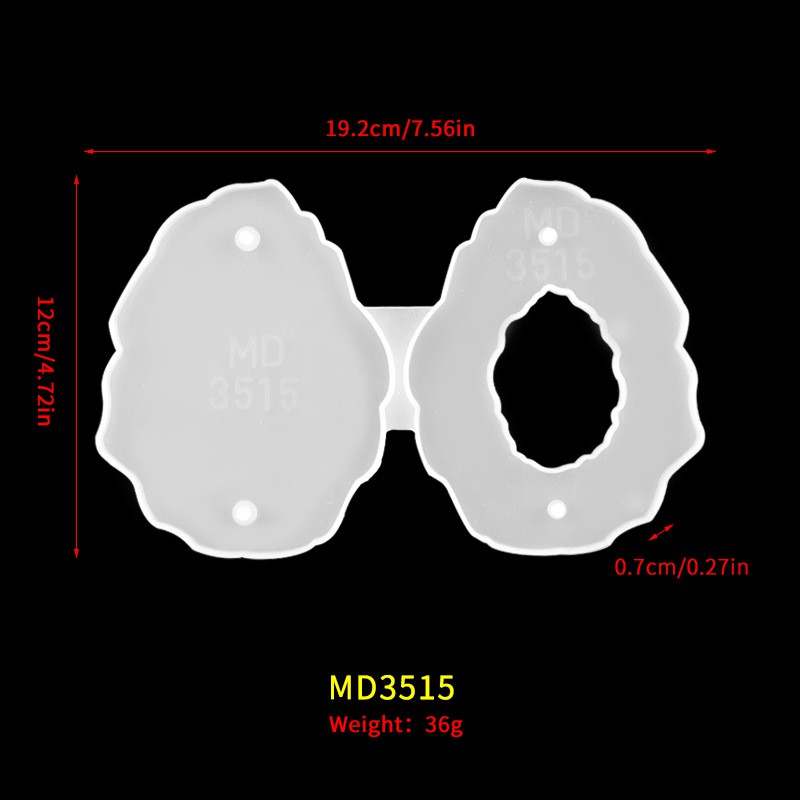 Khuôn Silicon Tự Làm Khung Ảnh Kèm Phụ Kiện Giá Đỡ