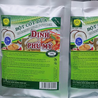 Bột Cốt Dừa Định Phú Mỹ 100gram