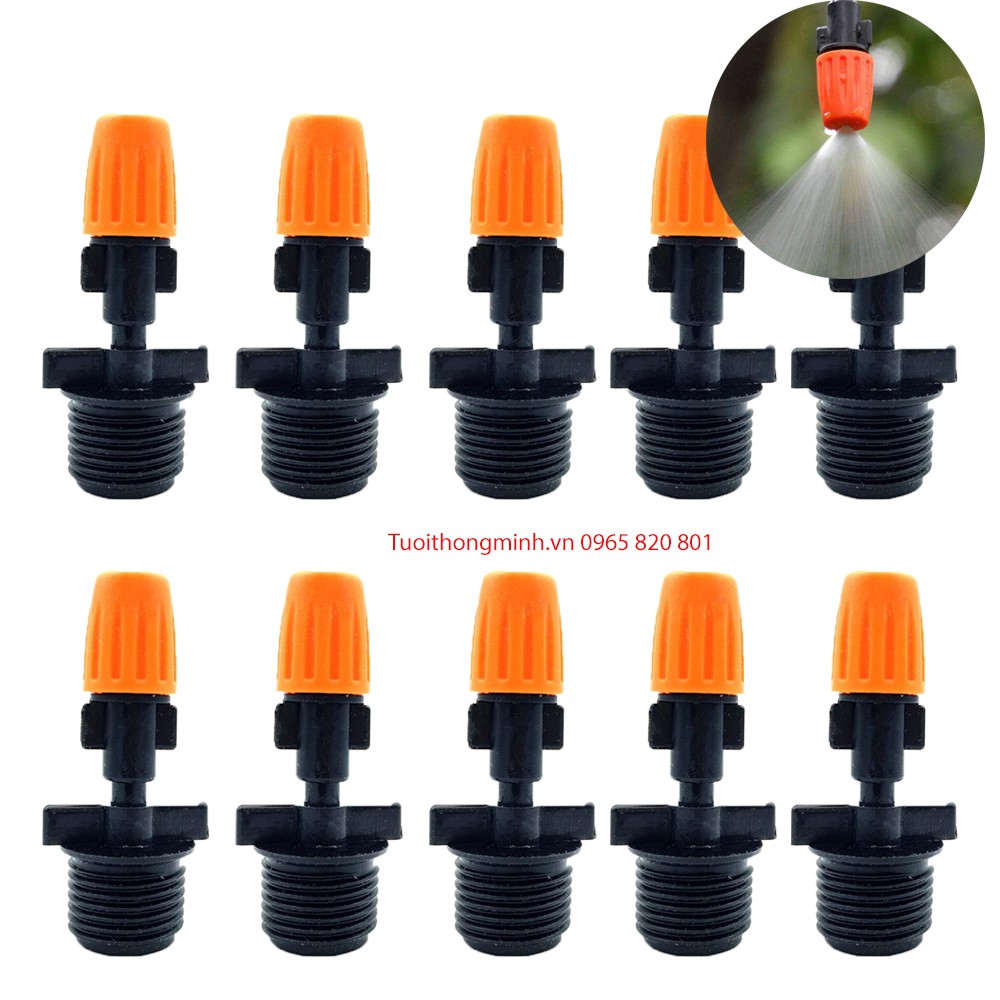 10 Bộ béc đơn cam kèm Chân ren 21