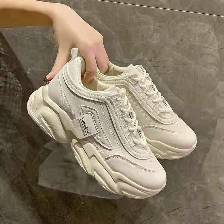 Giày Thể Thao Nữ BAMY Độn Đế S15 Lá