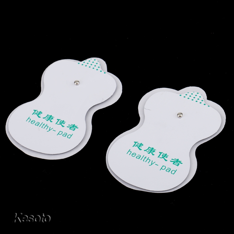 [KESOTO] 10 Pairs REUSABLE Replacement Pads Electrode Massage Patches for Acupuncture Digital Therapy Massager Machine Sticky Pad