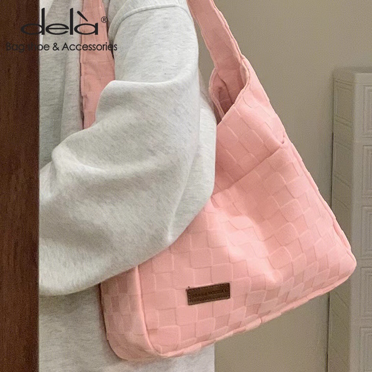 Dela Túi Xách Canvas Đeo Vai Nhỏ Nhắn Đa Năng Thời Trang Thu Đông Dành Cho Nữ