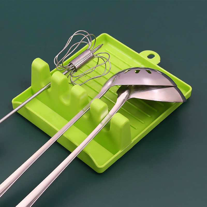 Gía Gác nắp nồi Thìa Muỗng Đũa thìa súp đa năng trong bếp thuận tiện nấu ăn