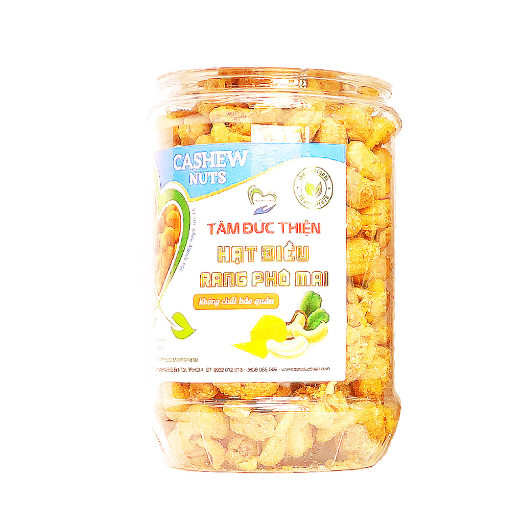 Combo 1KG Hạt Điều Rang Tỏi Ớt/ Hạt Điều Rang Phô Mai[Nguyên Liệu Sạch]Tâm Đức Thiện - 4 Hộp 250GR Tuỳ Chọn | BigBuy360 - bigbuy360.vn