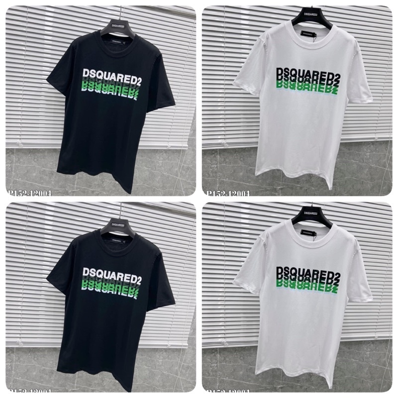 Áo phông DSQ in chữ DSQUARED2 hoạ tiết chữ đè nhau 3177