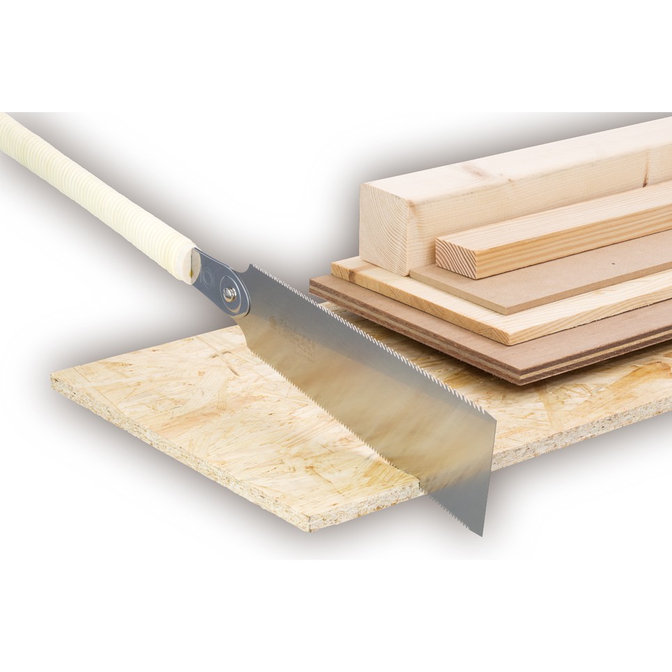 Cưa cầm tay hai lưỡi Ryoba, hiệu Gyokucho, Cán mây, Mã: RZ616/RZ655/RZ651 (240-300mm) [MADE IN JAPAN]