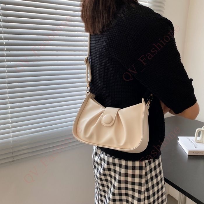 Túi xách nữ kẹp nách đeo chéo dây đeo thắt nơ phong cách hàn quốc trẻ trung - QV Fashion
