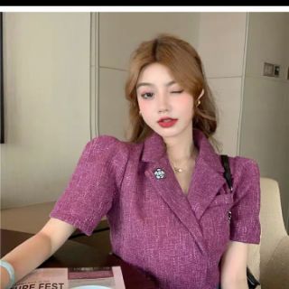 [Order] Áo croptop dáng blazer kiểu Hàn Quốc