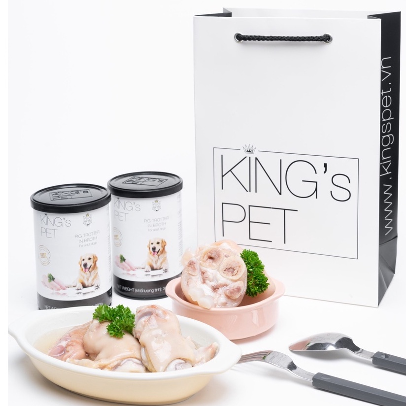 Pate chó mèo King's Pet dinh dưỡng thơm ngon đủ vị lon 380g - Bivido