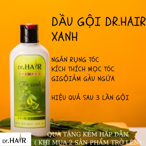 Dầu Gội Dr.Hair- Ngăn Rụng Tóc, Kích Thích Mọc Tóc- Hương Trà xanh 200ml