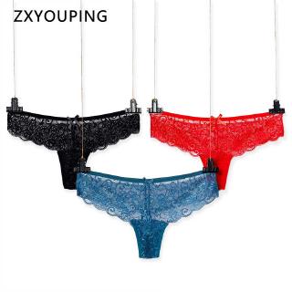 hollow out thong for women low waist sexy underwear S-XL breathable panties lace