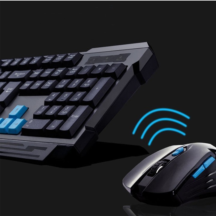 Bộ bàn phím và chuột không dây game NTC V60 + Tặng kèm cặp pin | BigBuy360 - bigbuy360.vn
