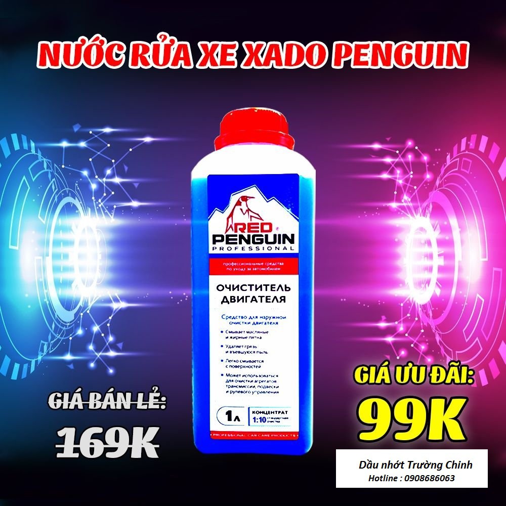 Nước Rửa Xe XADO Red Penguin đặm đặc 1L