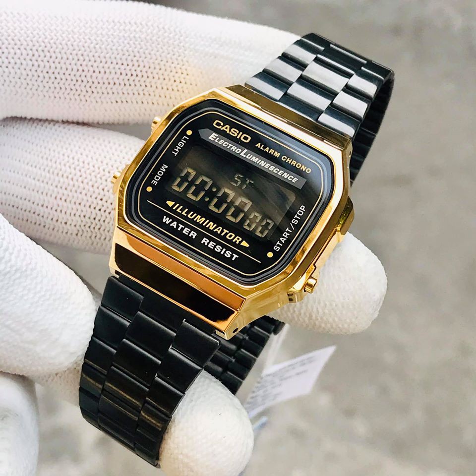 Đồng hồ nữ Casio Standard A168WEGB