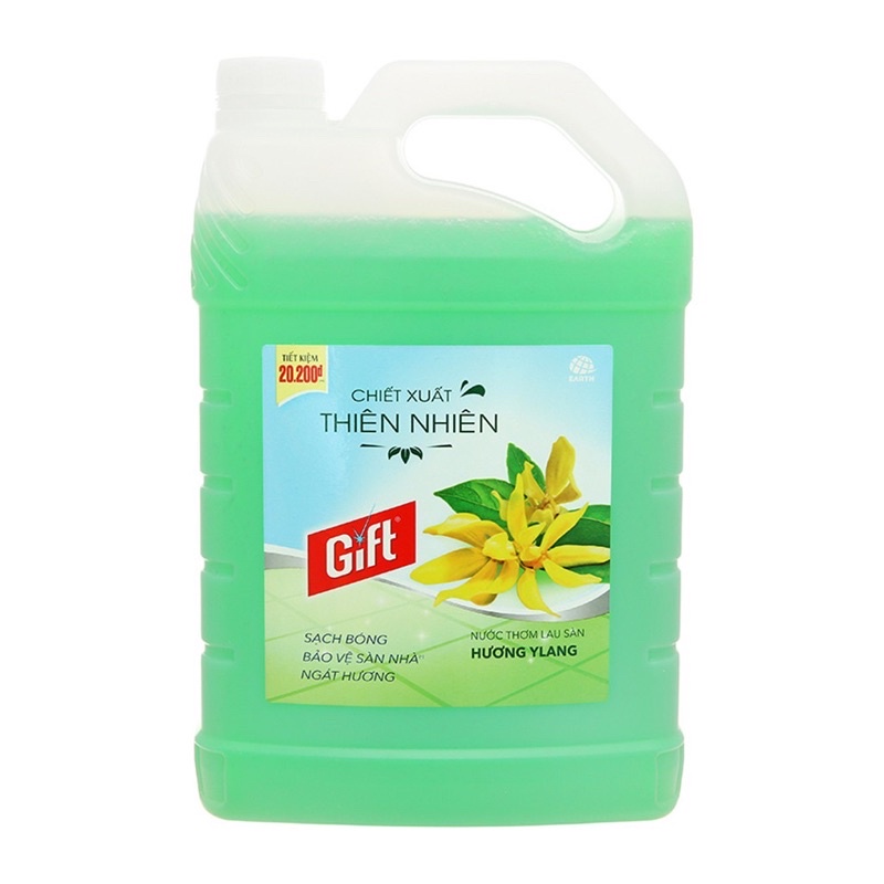 Nước lau sàn GIFT đậm đặc can 3.8kg - 4lít