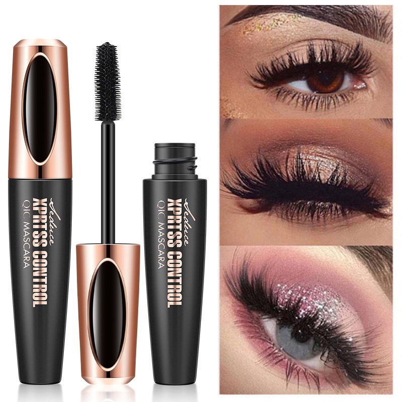 [Hàng mới về] Mascara uốn dài làm dày lông mi QIC trang điểm màu đen 3D không thấm nước