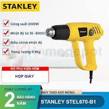 Máy thổi hơi nóng 2000W Stanley STEL670