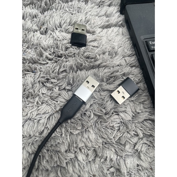 Jack chuyển USB sang Type C nhận DAC nghe nhạc cho Máy tính, Laptop, Sạc dự phòng