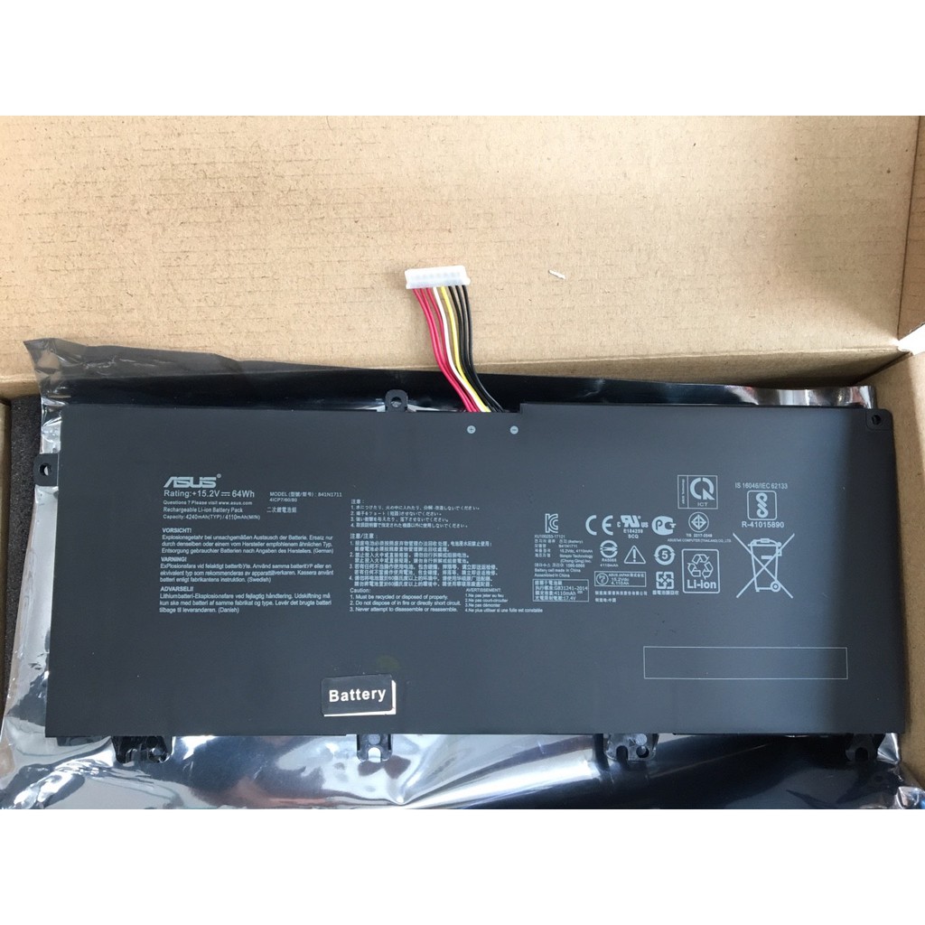 Pin(battery) Laptop Asus ROG GL703V GL503 FX503V FX503VM FX63V GL703VD GL703GE GL503VM GL503VD B41N1711 ZIN