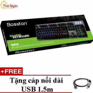 Bàn phím booston r600 led game
