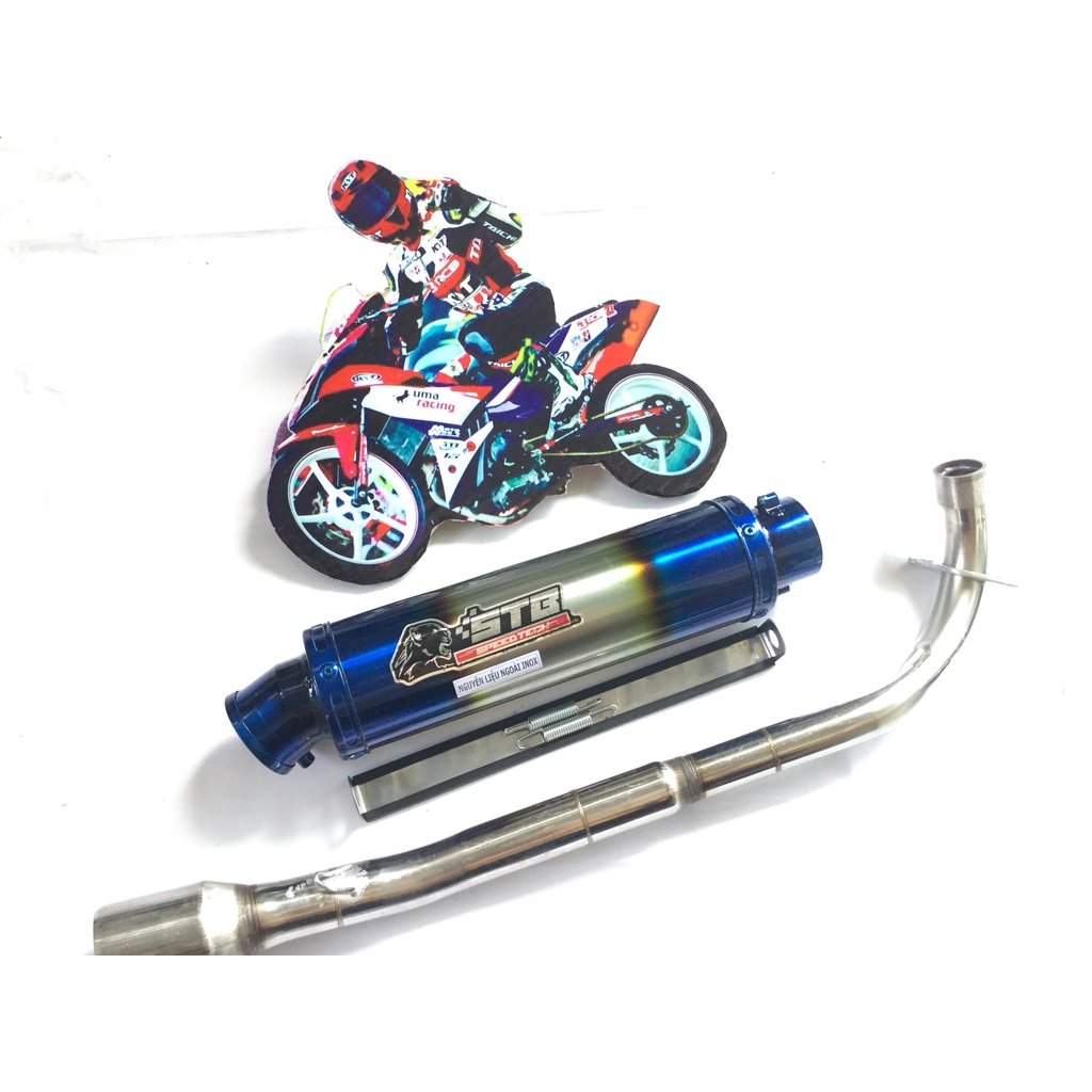 Bộ pô stb titan full cổ wave, SI, EXCITER, WINER, SONIC, RAIDER FI, SATRIA, GSX