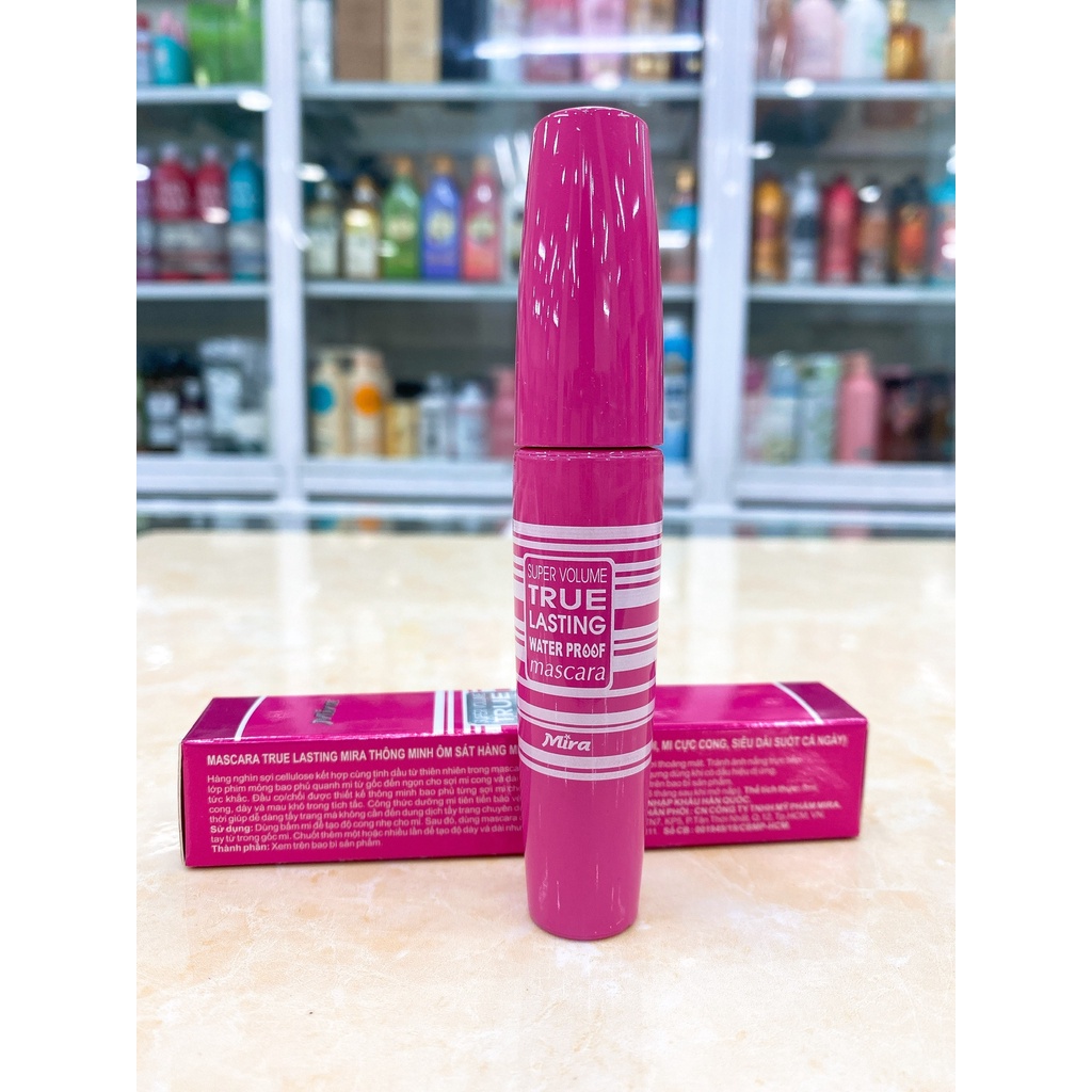 MASCARA THÔNG MINH CHUYÊN LÀM DÀI DÀY CONG MIRA SUPER VOLUME TRUE LASTING WATER PROOF