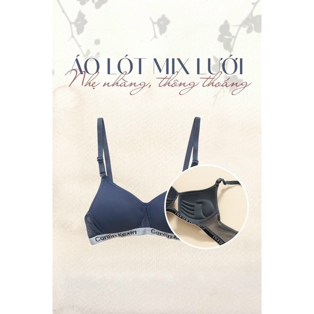 Áo lót nữ Embra không gọng, thông hơi đệm bàn tay CK hàng cao cấp EBALKG32