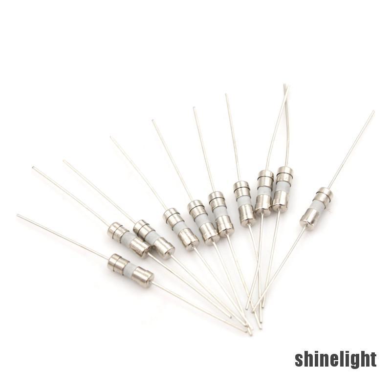 AXIAL Set 10 Cầu Chì Gốm 3.6x10mm 5a 250v Chuyên Dụng