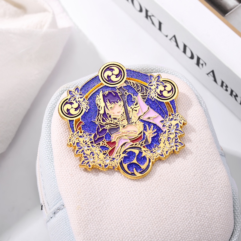 Huy hiệu cài áo MISS ZOE bằng hợp kim hình nhân vật hoạt hình game