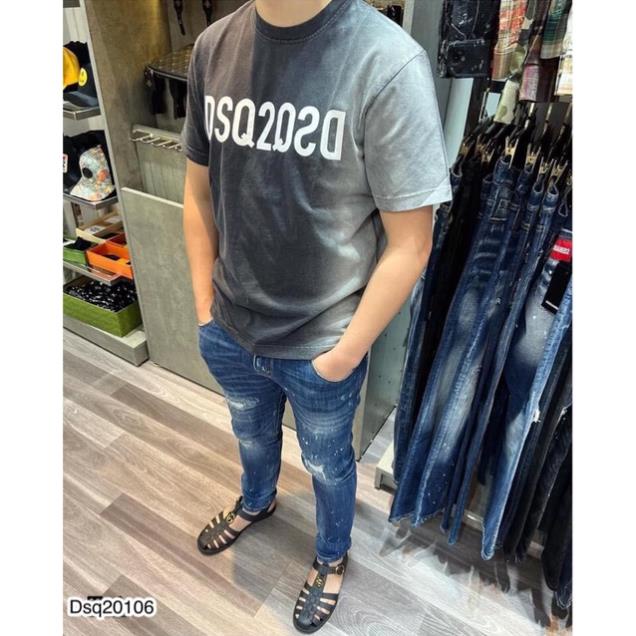 Áo Thun Nam DSQ In Chữ Cực Đẹp - Áo Phông Nam DSQ Thời Trang Nam
