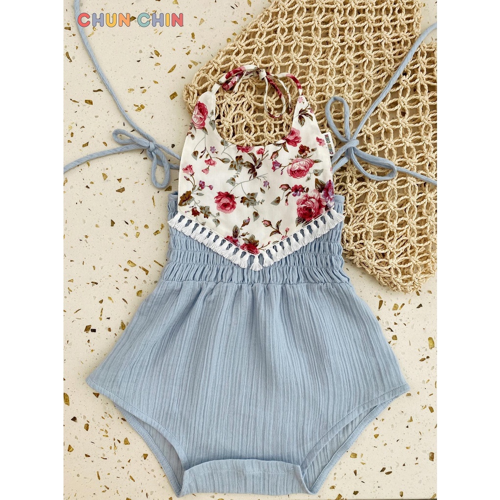 Yếm CHUNCHIN - Vải xô đũi, thiết kế cao cấp dành cho bé